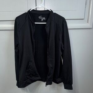 Women’s black scrub jacket